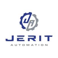 Jerit Automation logo, blue against a white background